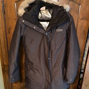 Columbia Black Beverly Mountain Interchange Jacket